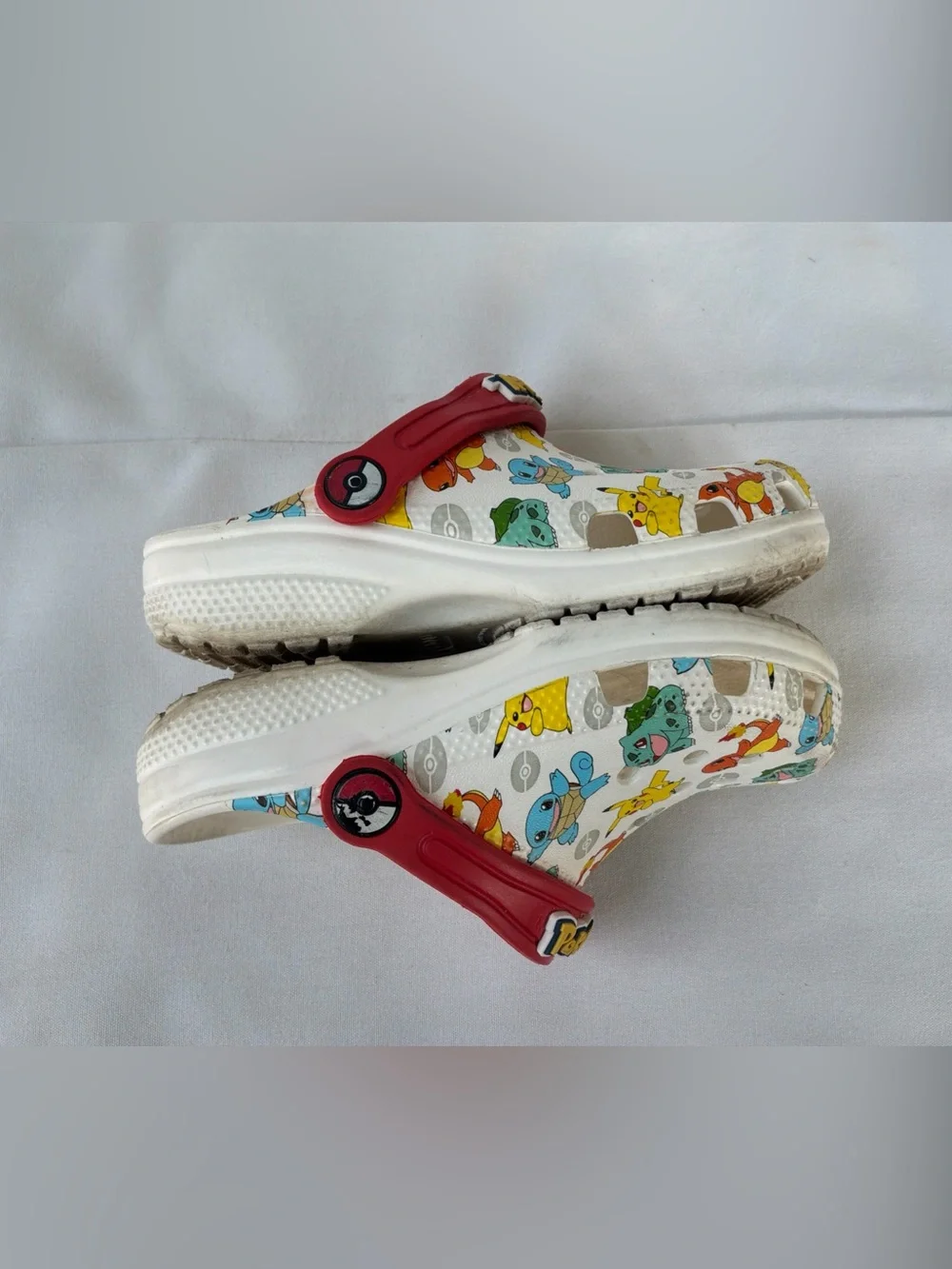 Crocs Kids Classic Pokemon Clog White/Multi Character Print Size C 12